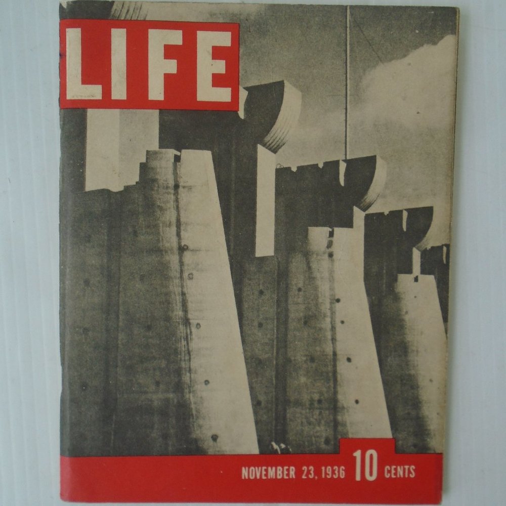 LIFE (1st Issue) November 23, 1936  8.5 x 6.75"